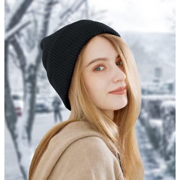 Men's Multi-Color Comfortable Breathable Beanie Knit Slouchy Winter Skull Hats - Picture 2 of 8